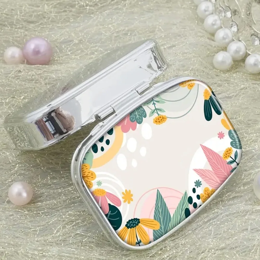 NEW| Pill Box Cute Floral Portable Case Medicine Organizer